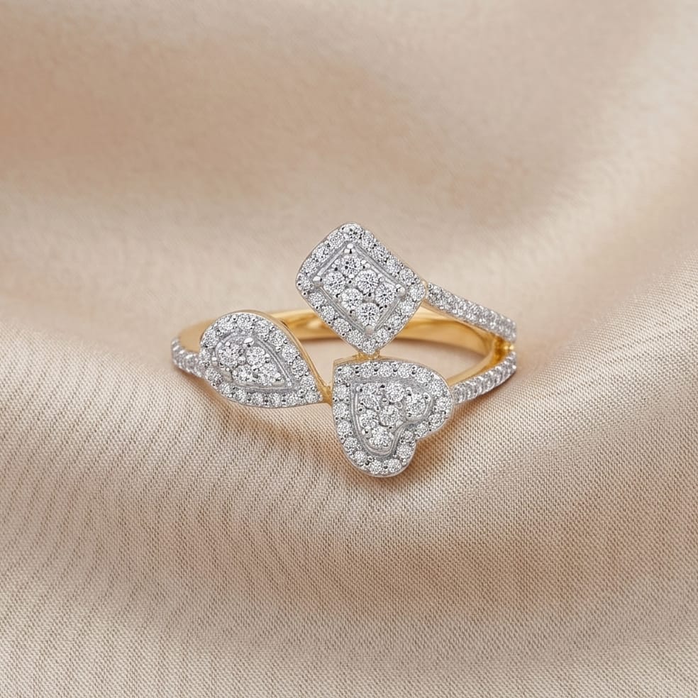 18KT Gold 0.46 Carat Diamond Ring | Innocence Design LR-20871