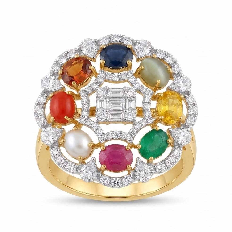 18KT Yellow Gold 1.67 Carat Diamond Ring | Innocence Design D3721R4