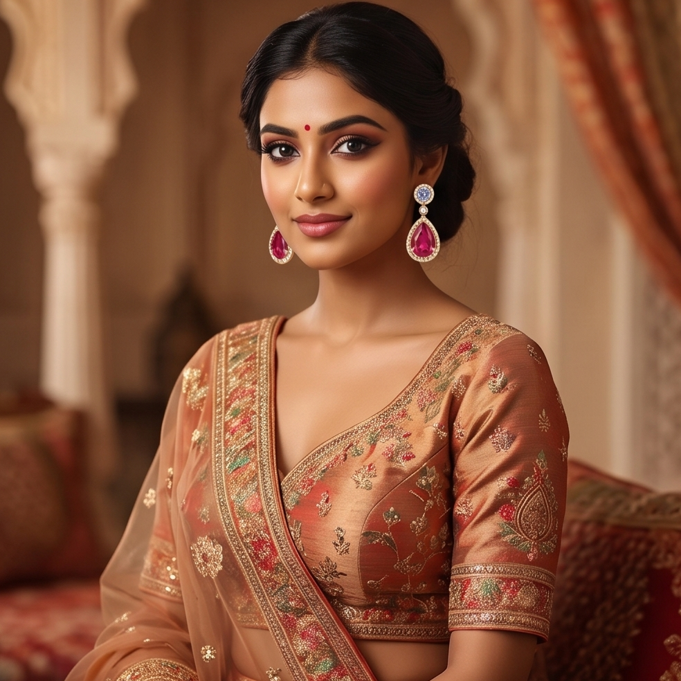 Regal Radiance Earring