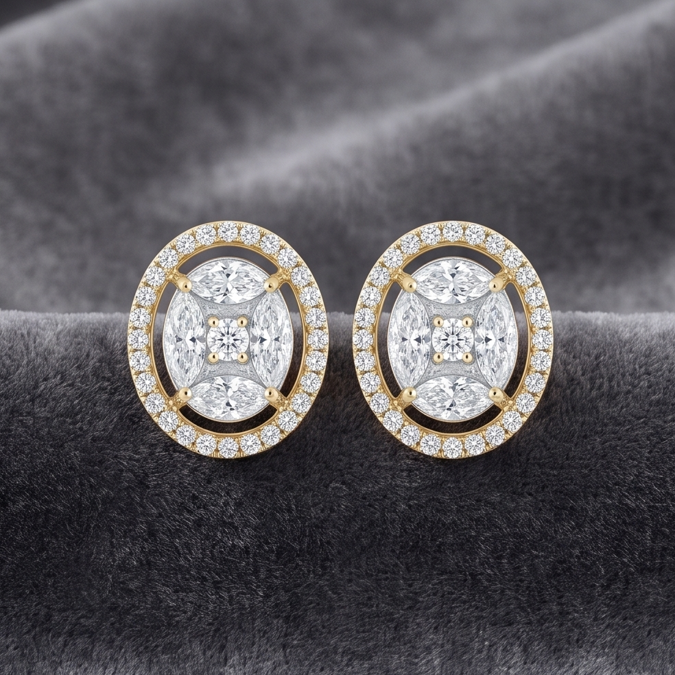 Celestial Radiance Diamond Studs