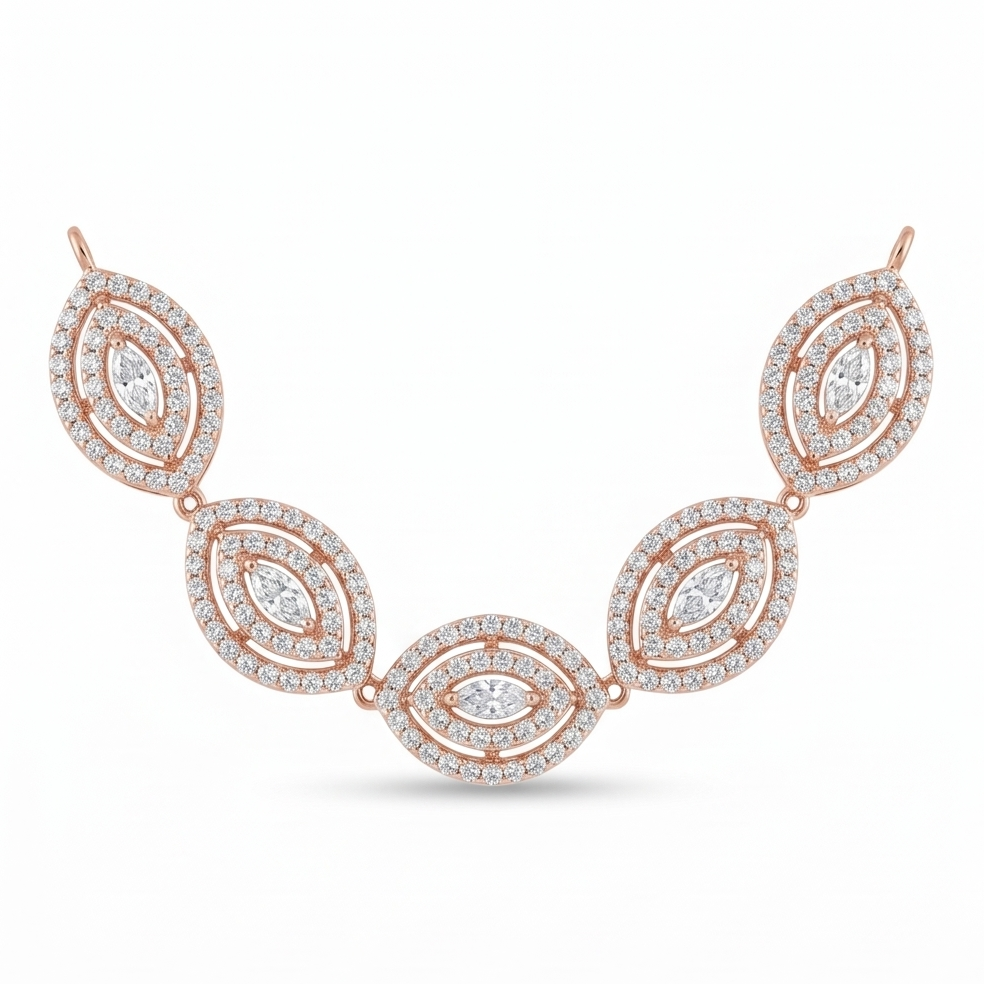 Marquise Majesty Diamond Necklace