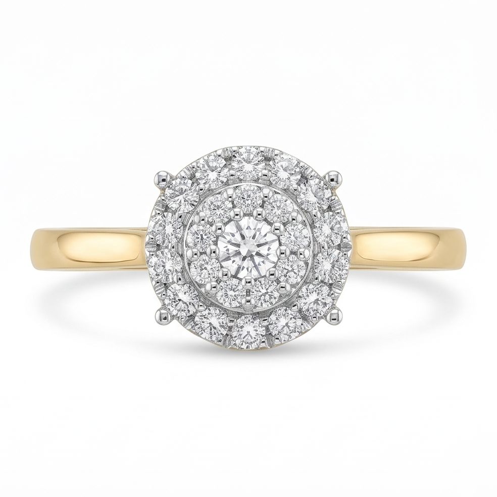 Cluster Diamond Ring