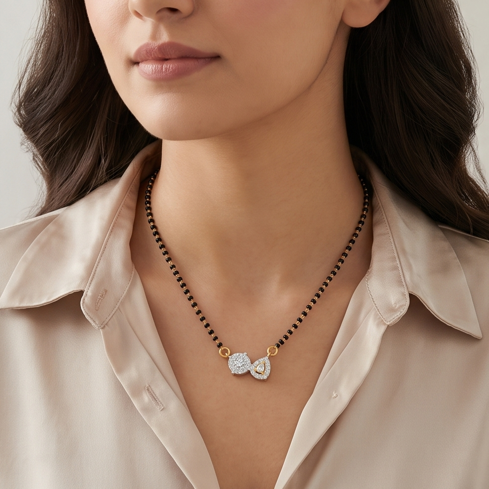 Diamond Infinity Mangalsutra