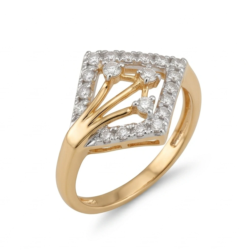 The Sovereign Motif Diamond Ring