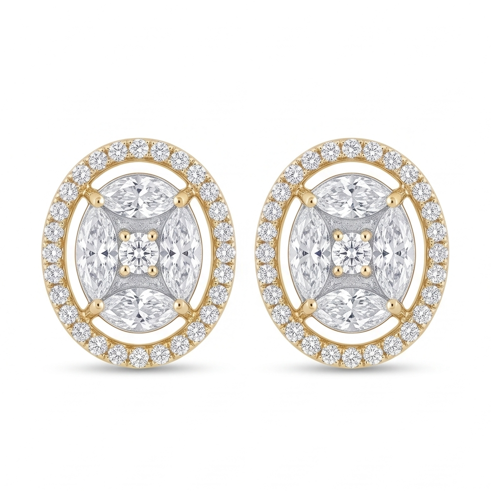 Celestial Radiance Diamond Studs