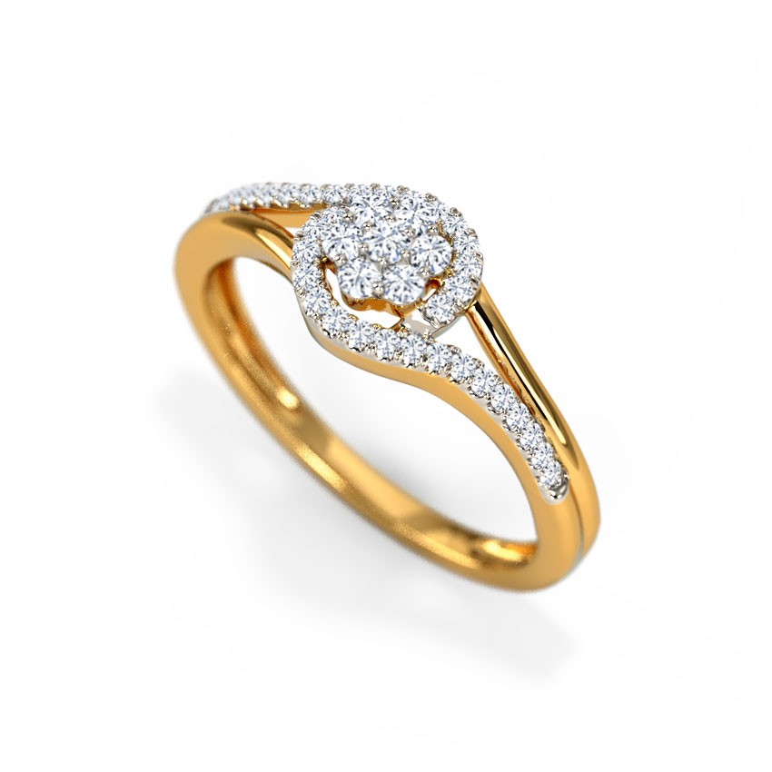 Elen Cluster Diamond Ring