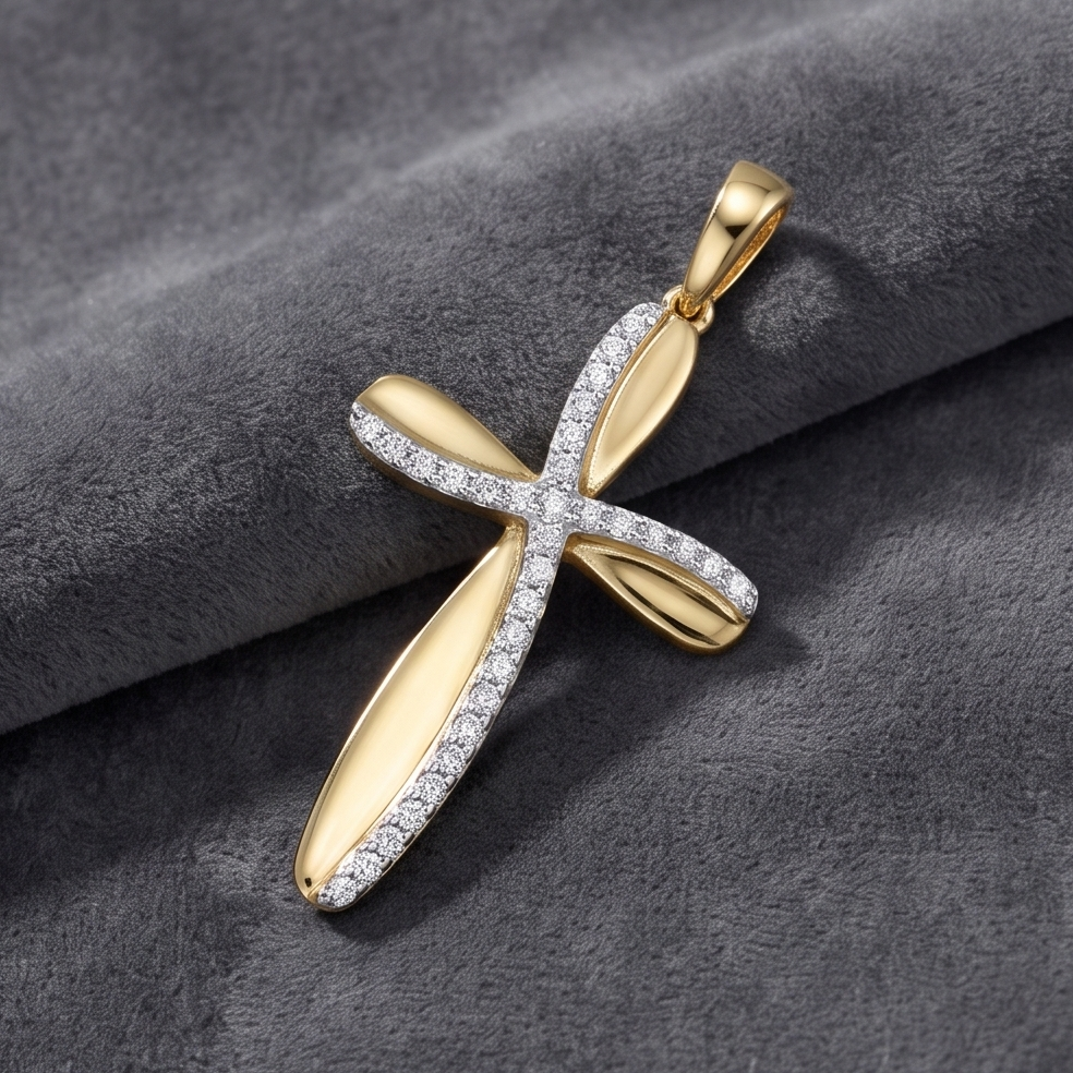 Diamond Cross Pendant