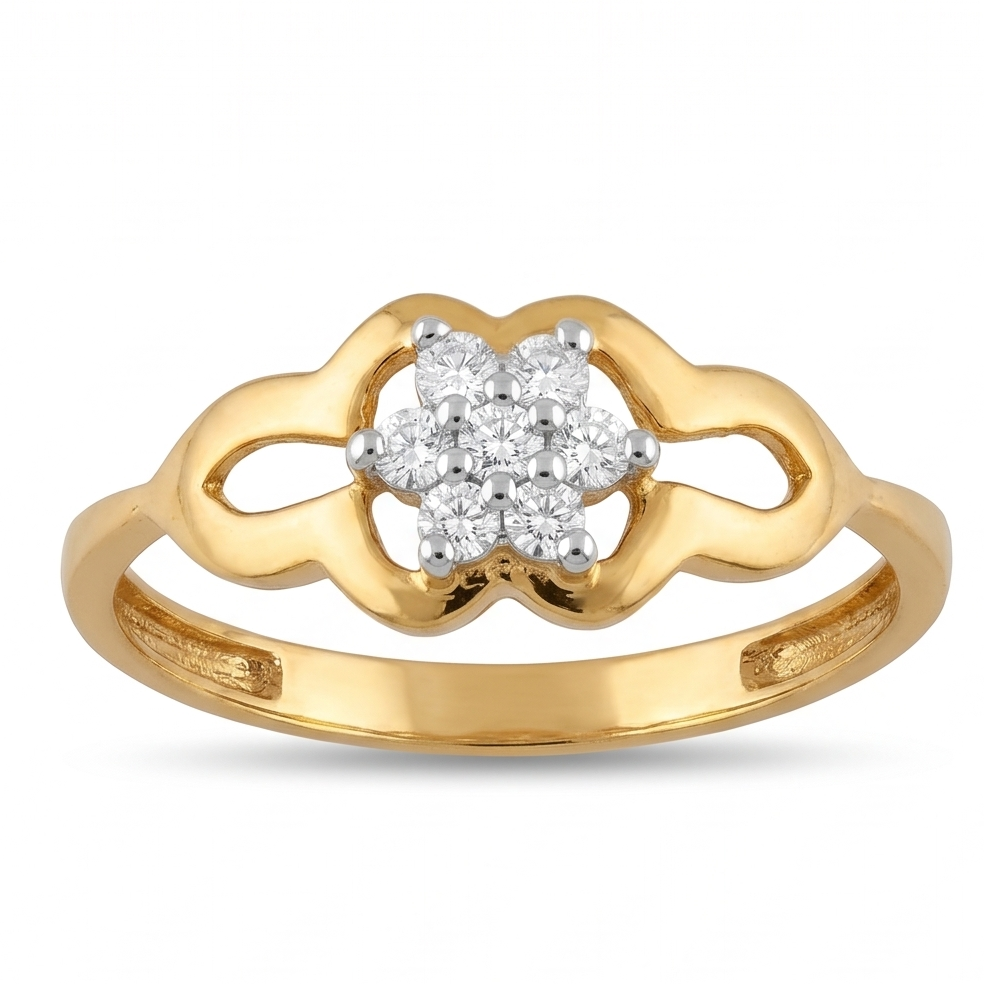Floral Bloom Diamond Ring