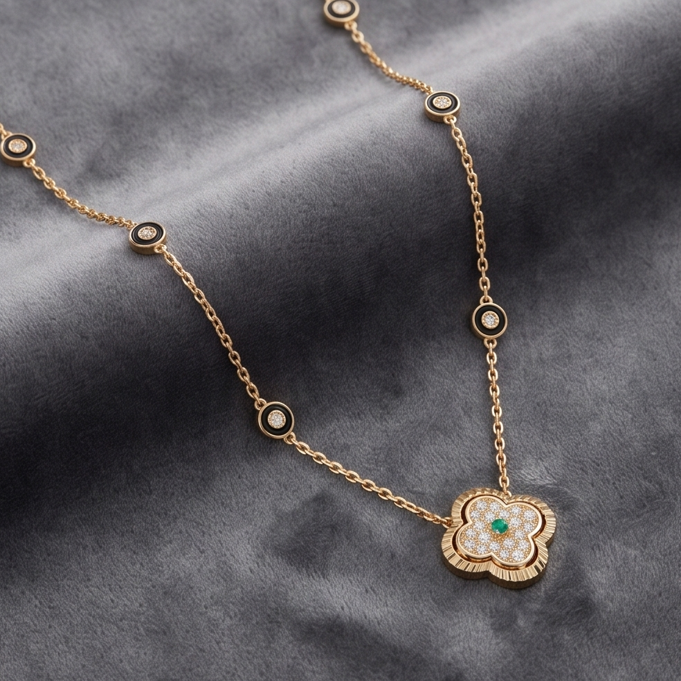 Clover Diamond Necklace