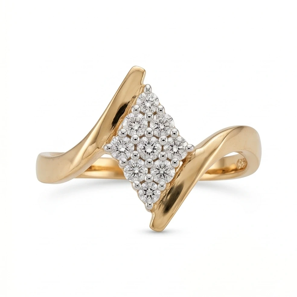 Lumina Bypass Diamond Ring