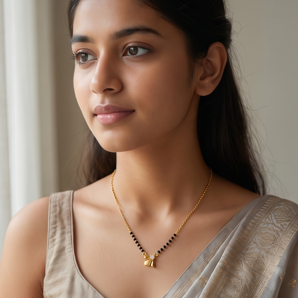 Minimalist Grace Mangalsutra Necklace