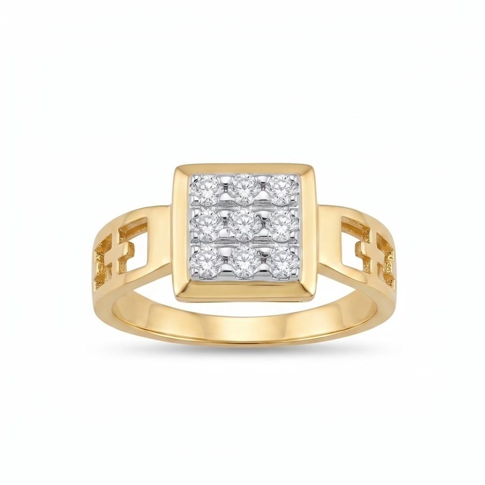 Pave Diamond Ring