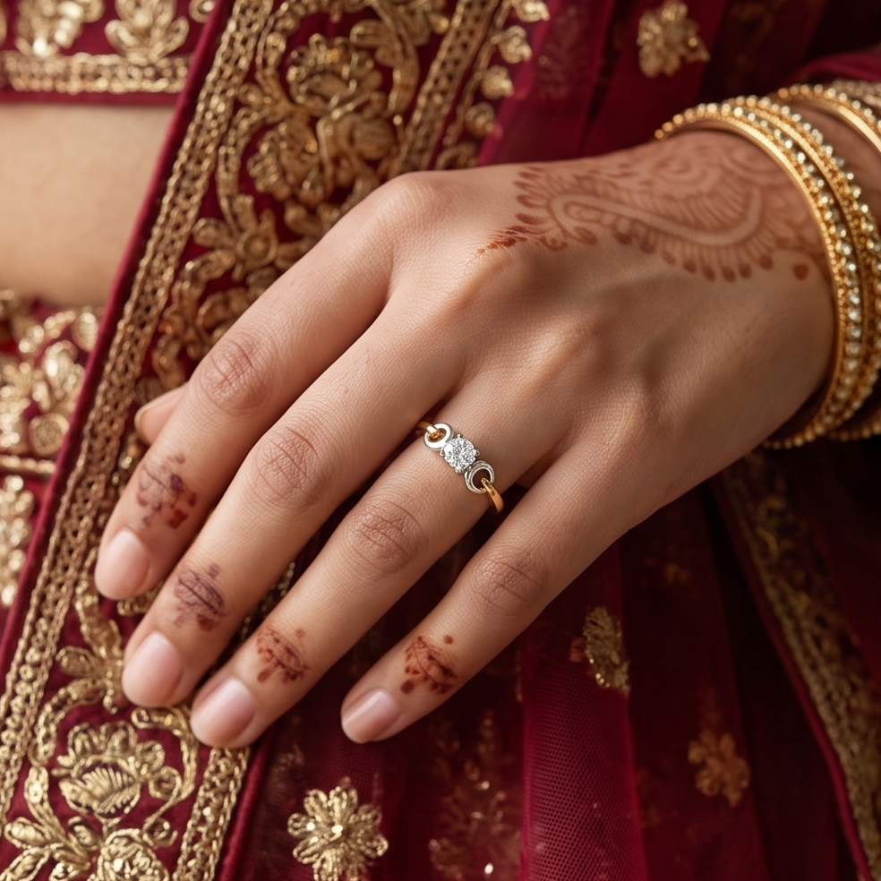 Modern Solitaire Diamond Ring
