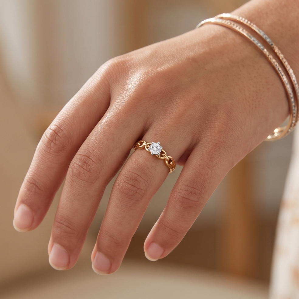 The Endless Knot Diamond Ring