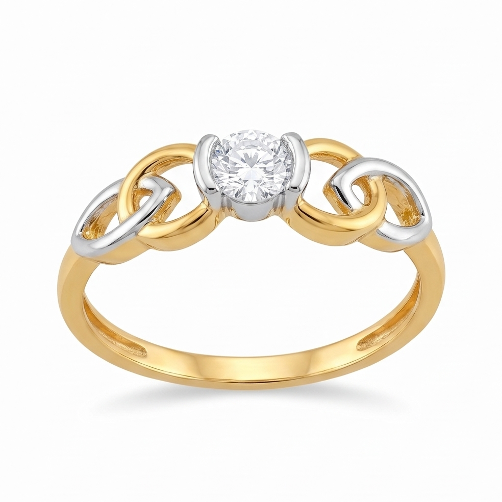 Endless Knot Diamond Ring