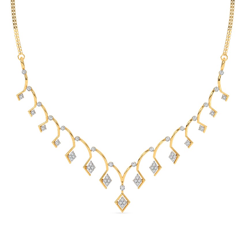 Aura Drizzle Diamond Necklace