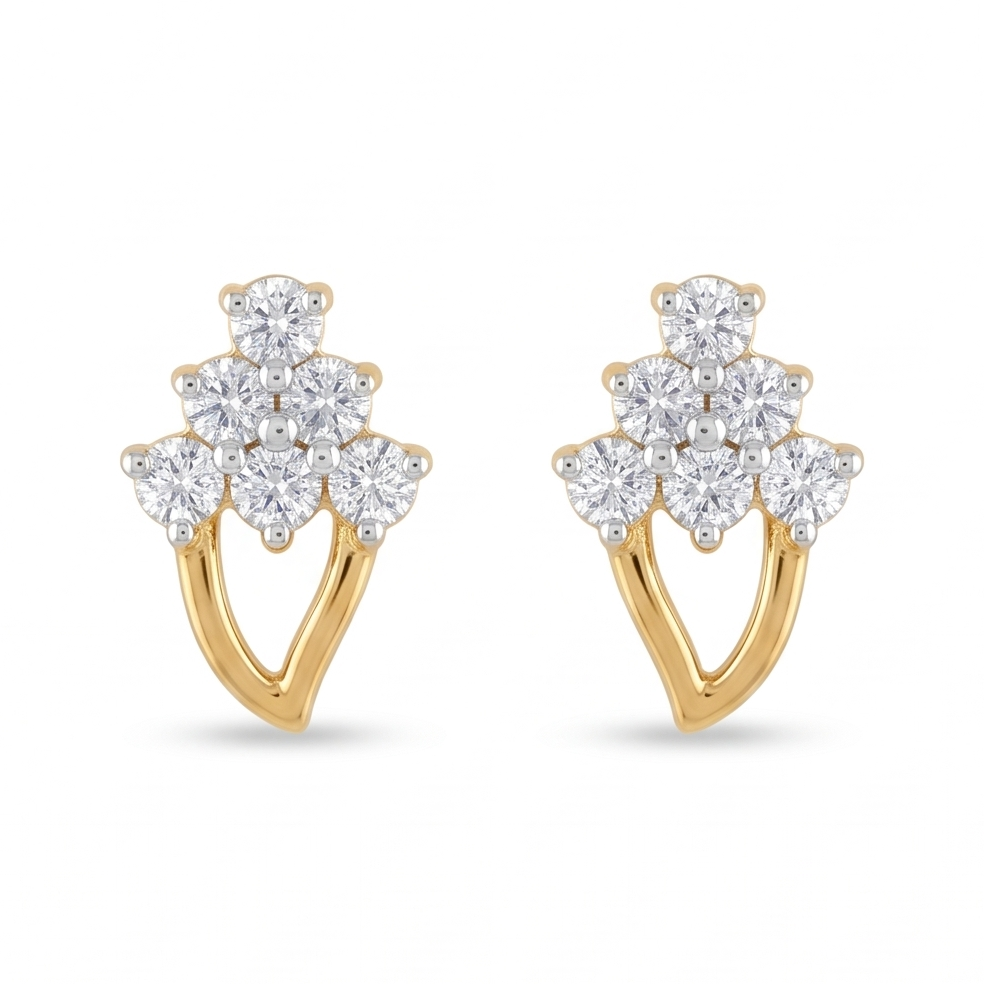 Cluster Diamond Studs