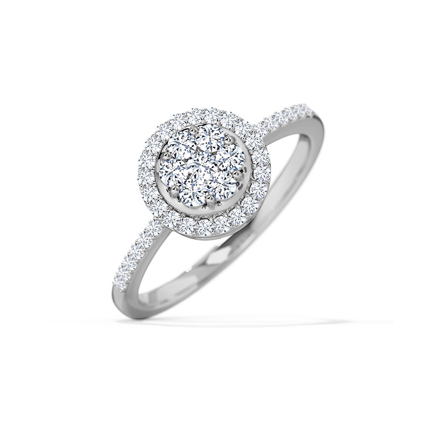Kisha Moon & Orbit Diamond Ring