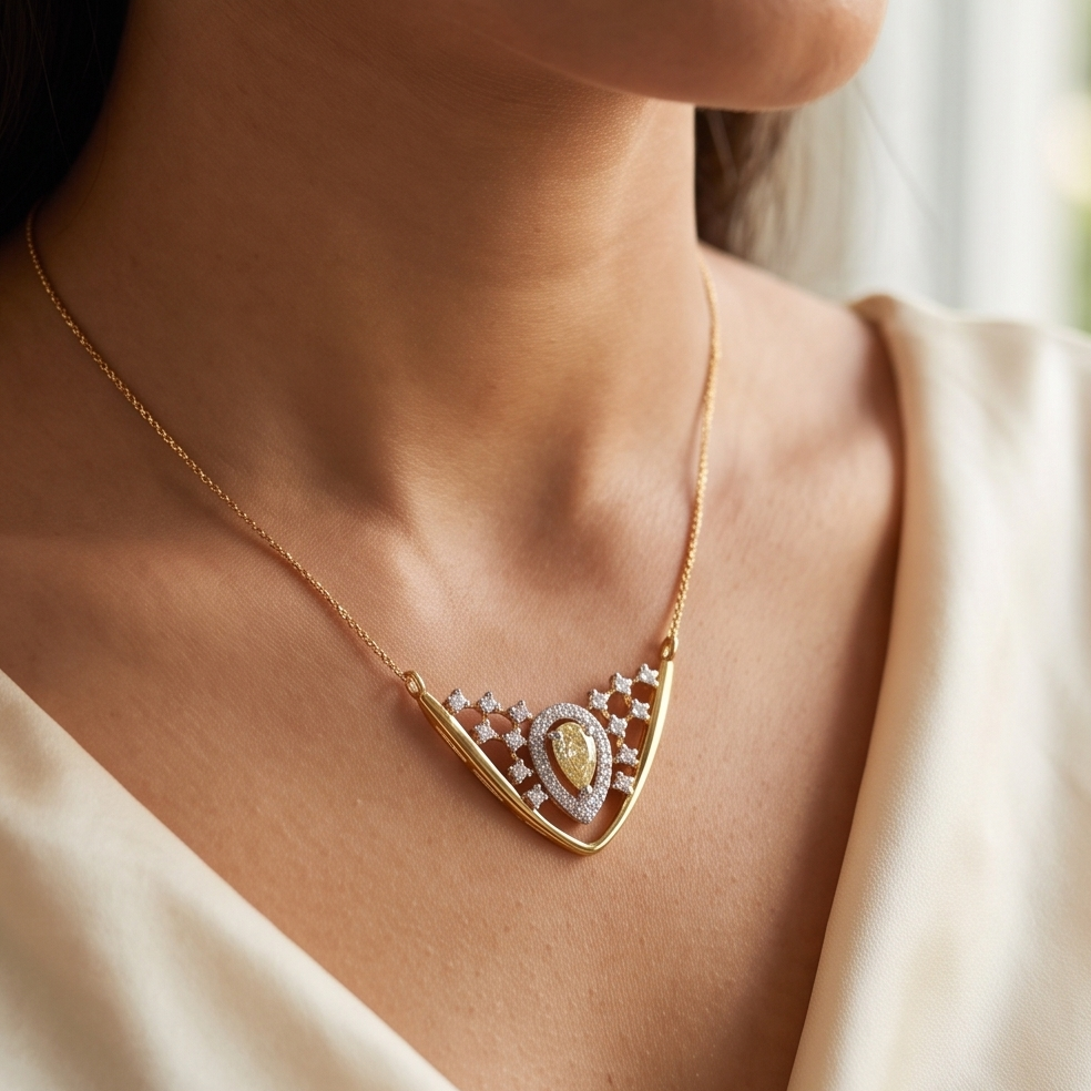 Radiant Drop Pendant