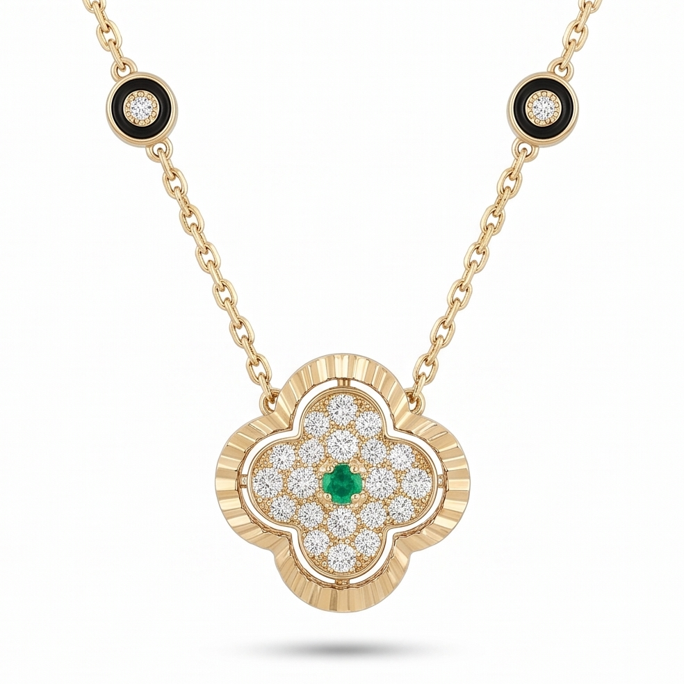 Clover Diamond Necklace